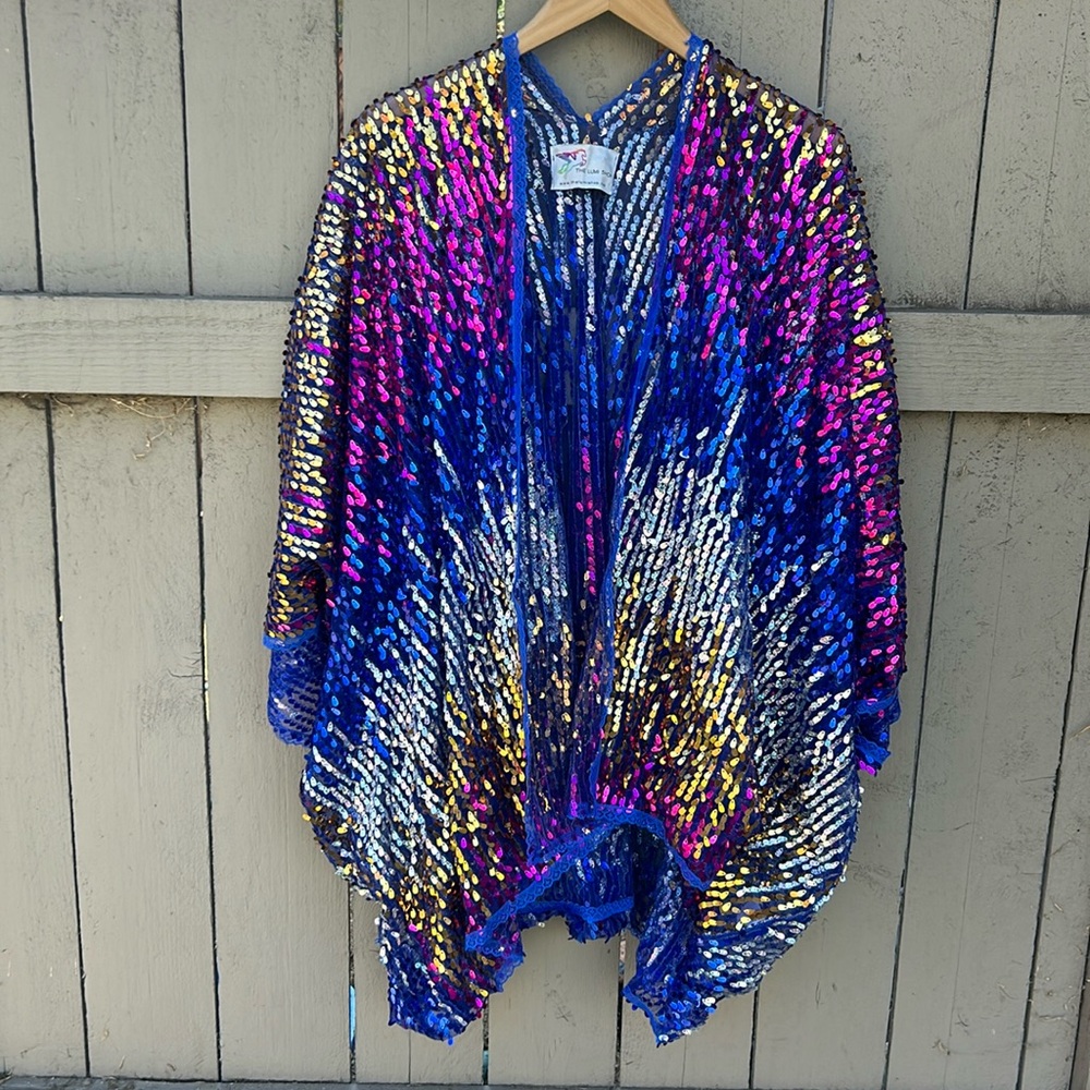 Vibrant Sequin Women's Blouse